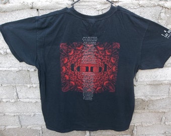 Tool Shirt sz XL Distressed Faded Black Concert Adult Unisex Clothing T Shirt Tee Fan Alternative Rock Band Music Los Angeles