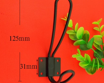 hooks,coat hooks,closet hooks,shelf hooks,rustic hooks,entry wall hooks,coat entry hooks,for metal furniture,diy furniture--125MMx39MM-1 pcs