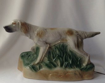 Items similar to Vintage Irmi Kids and Dog Lamp Base on Etsy