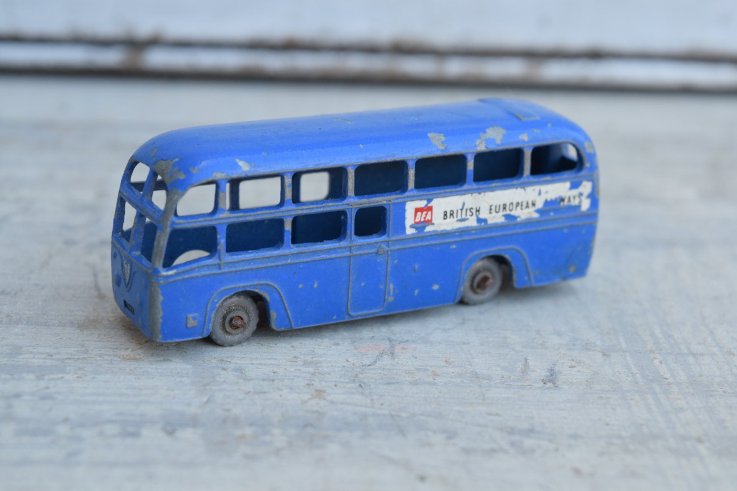 Lesney Bus Blue Bus Toy Bus Lesney Bea Coach British