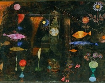 Paul Klee: Fish Magic. Fine Art Print/Poster. (003920)