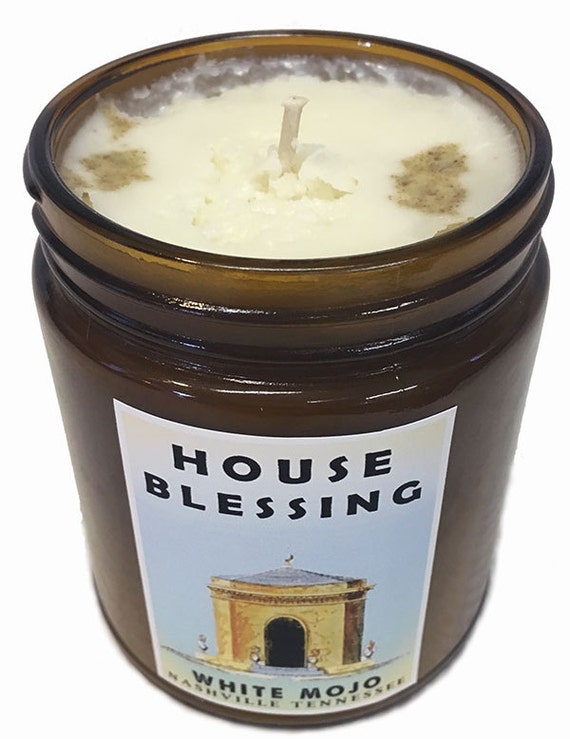 House Blessing vigil spell candle soy candle money magic