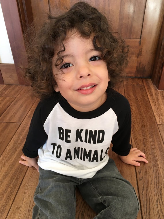 Toddlers/Kids Unisex PolyCotton 3/4 Sleeve Raglan Shirt Be