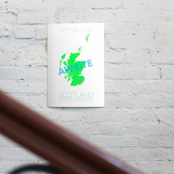 Say hello in Scotland