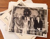 Vintage Family Christmas Photo Greeting Cards