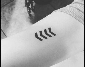 One Direction inspired tattoo Liam Payne tattoo fake tattoo temporary tattoo chevron tattoo