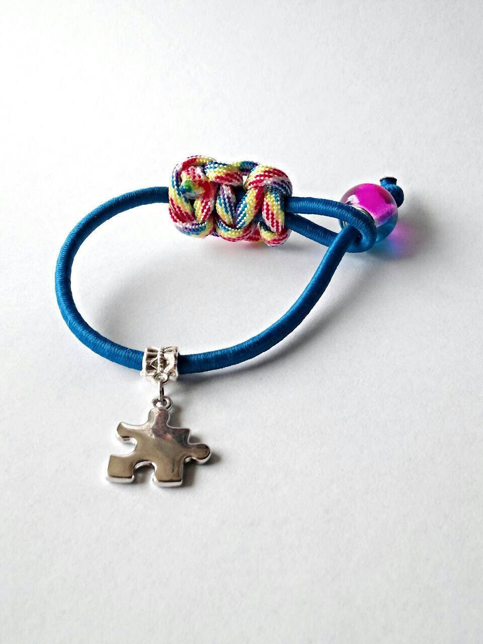 Sale Autism bracelet autism jewelry puzzle piece by GenevasSky
