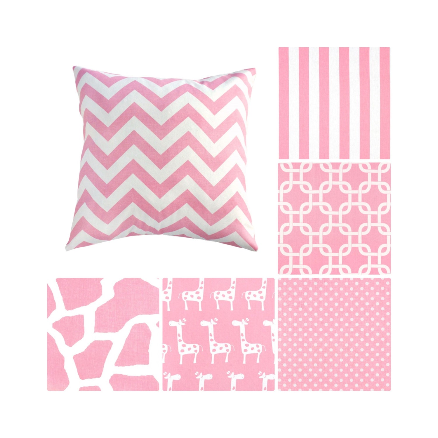 soft pink decorative pillows