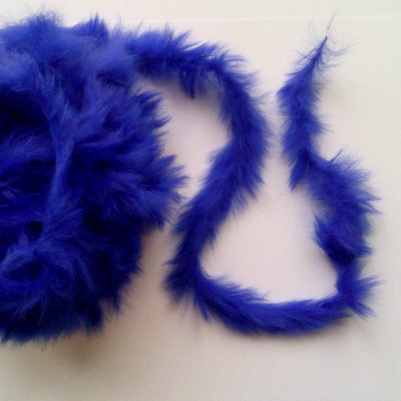 Rabbit Fur Yarn 10 meters trimming fur skin by GarnSpecialisten