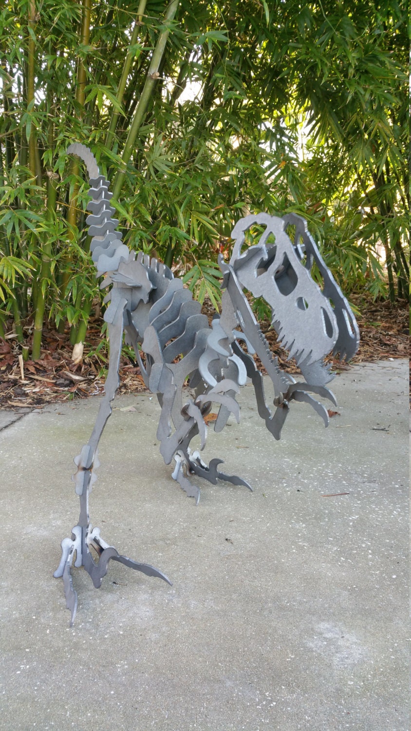 Metal Dinosaur, FREE SHIPPING, READY to Ship, 3D Puzzle Art, Metal