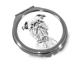 Grand Griffon Vendéen - Pocket mirror with the image of a dog.