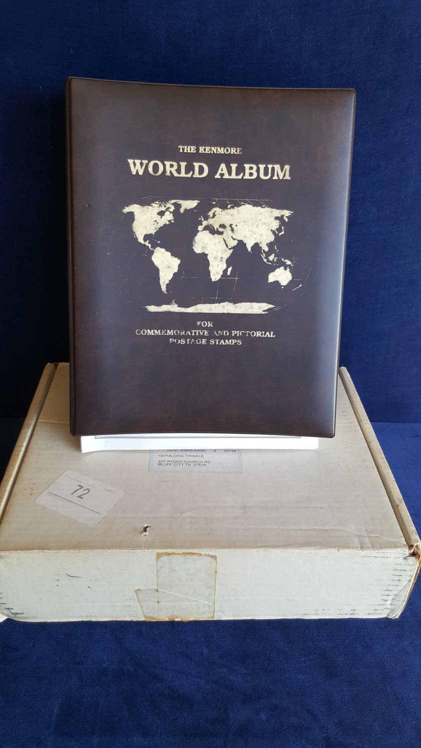 kenmore-world-stamp-album-with-lots-of-stamps