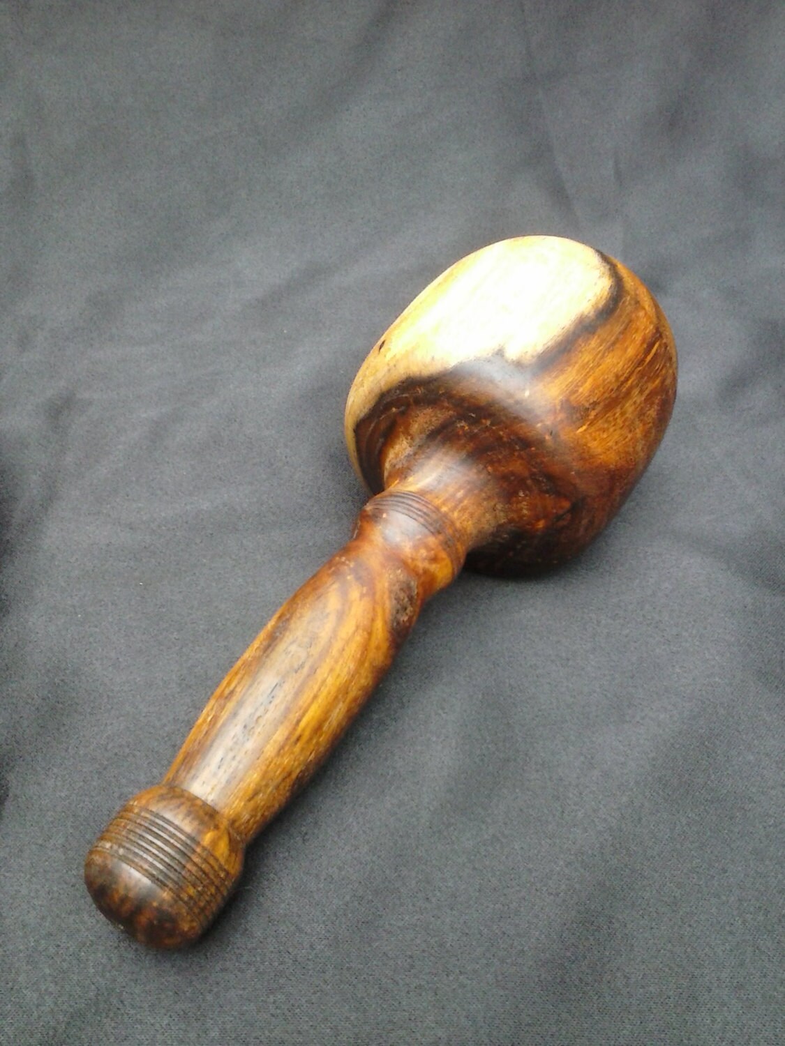 Hand Turned Wood Carving Mallet Woodworking Mallet made of