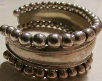Sterling Silver Cuff Bracelet from Mexico
