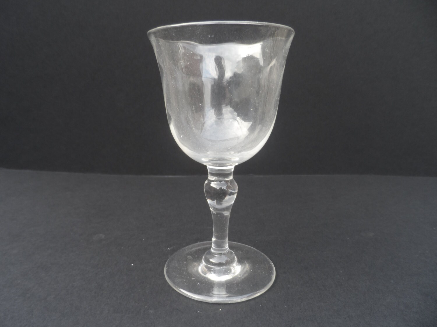 Antique Victorian drinking glass cut glass 1860's