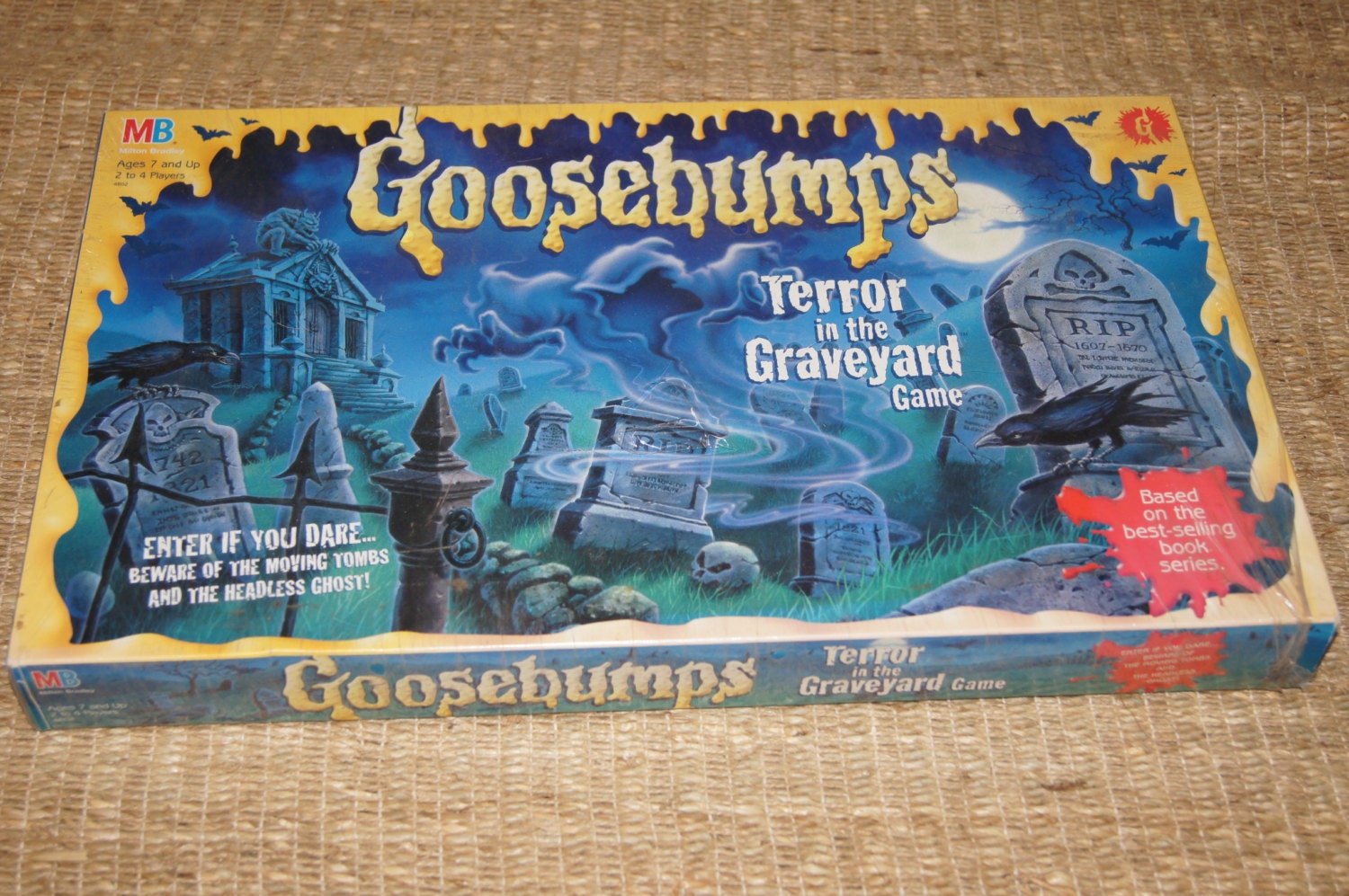 Vintage 1995 Goosebumps Terror in the Graveyard Board Game