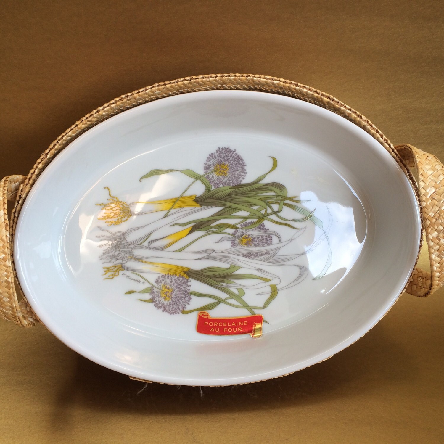 9 x 12 Pillivuyt Porcelain Casserole Dish France