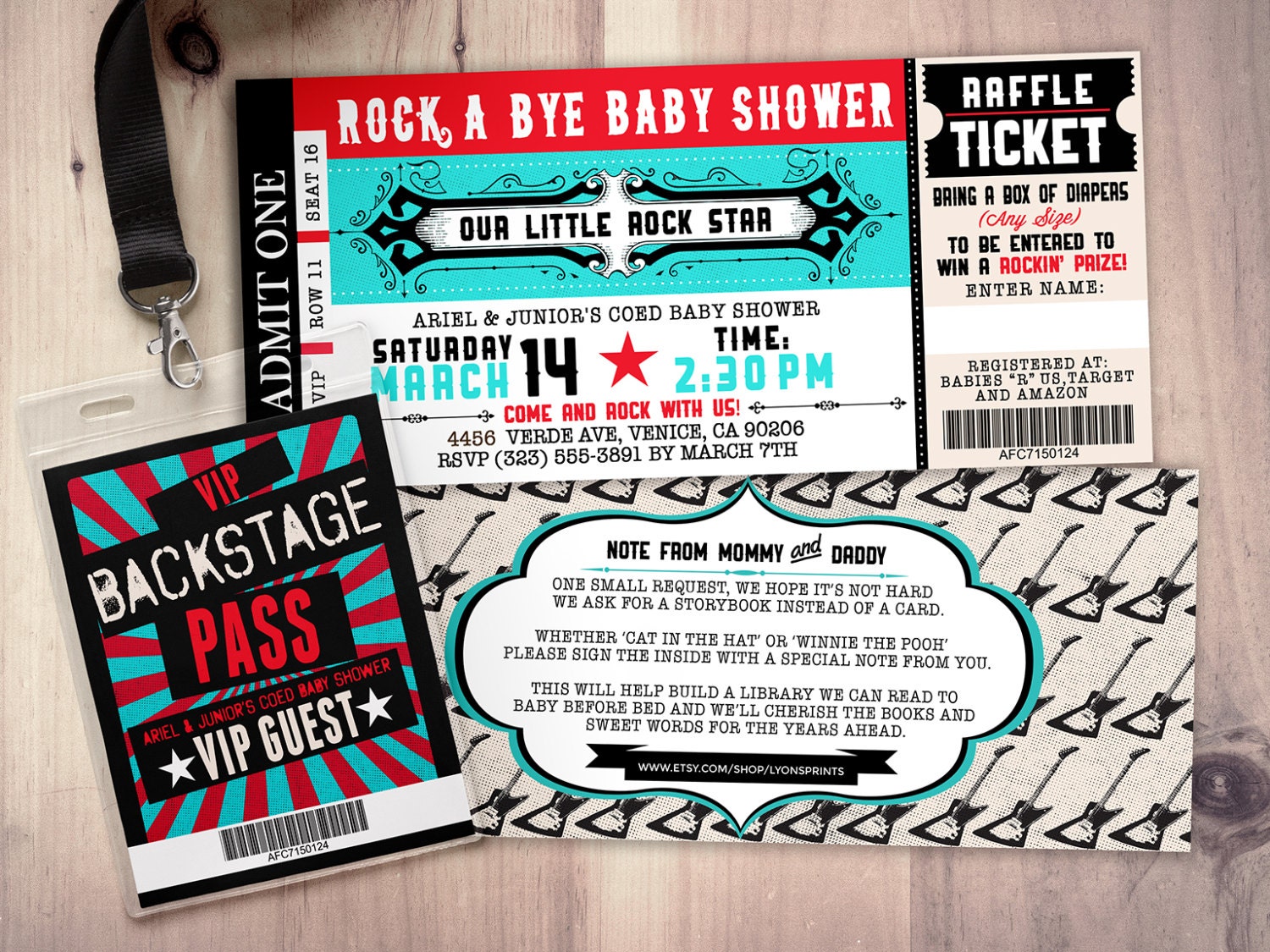 Ticket Invitations For Baby Shower 5