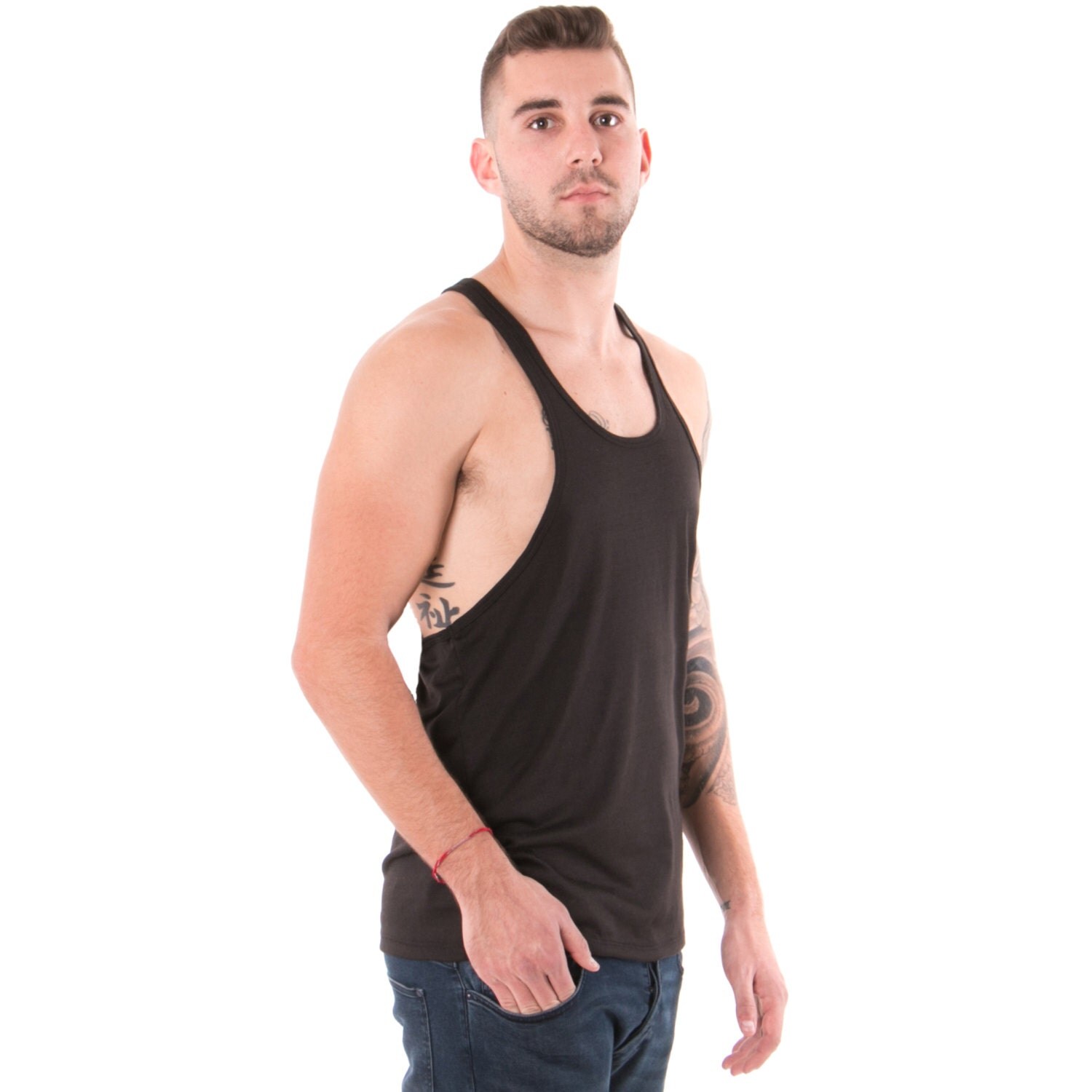 mens black t shirts walmart