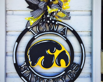 Unique iowa hawkeye decor related items | Etsy