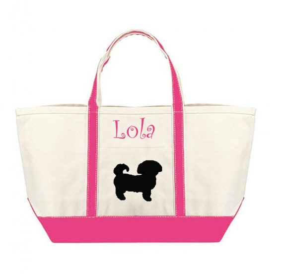 custom dog tote bag