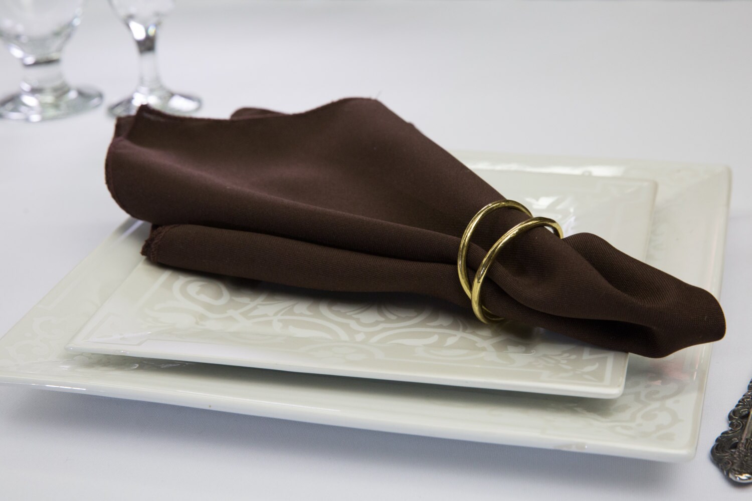 Chocolate Brown Napkin Polyester