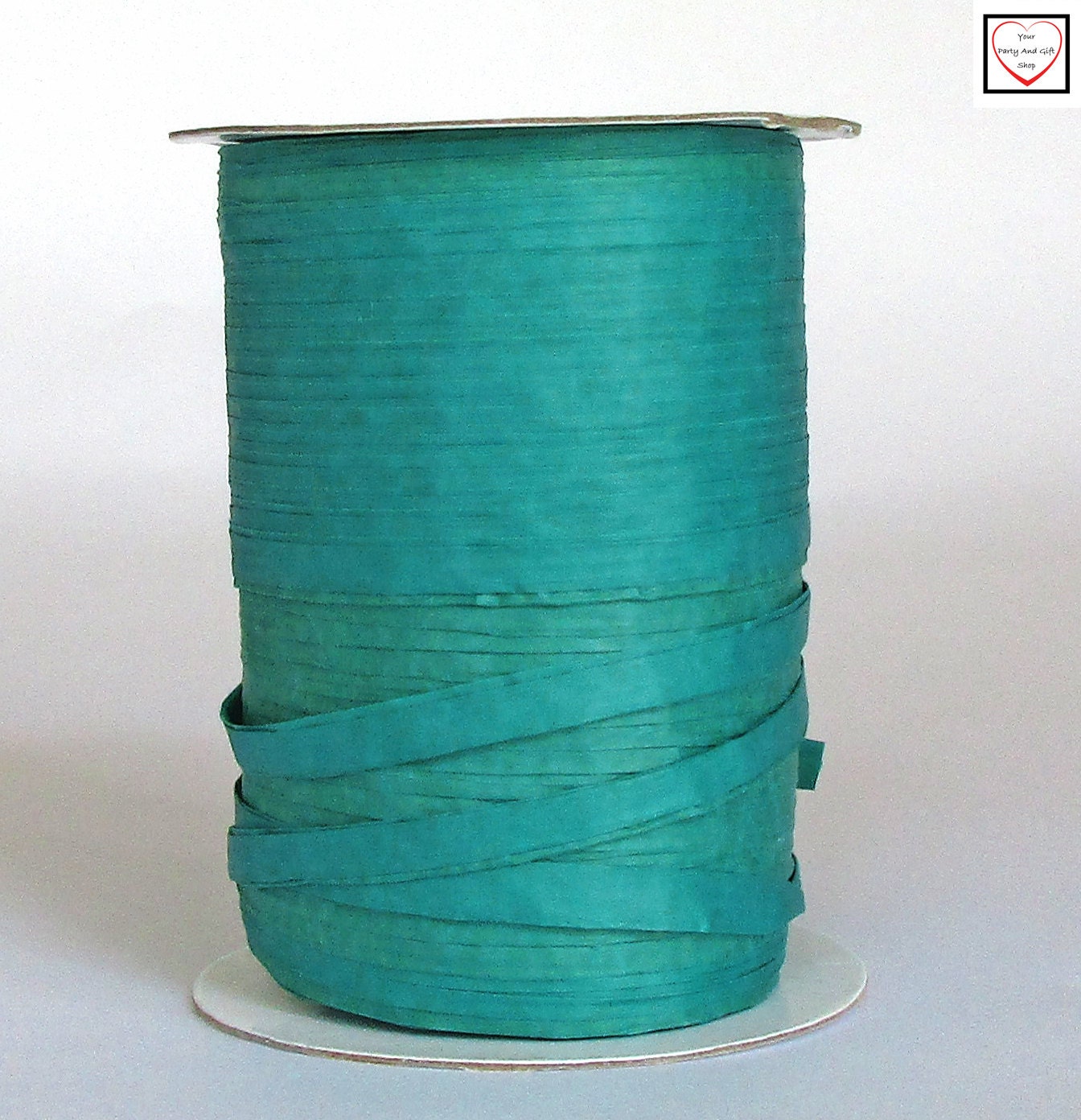 Raffia Ribbon Teal Raffia Ribbon Paper by