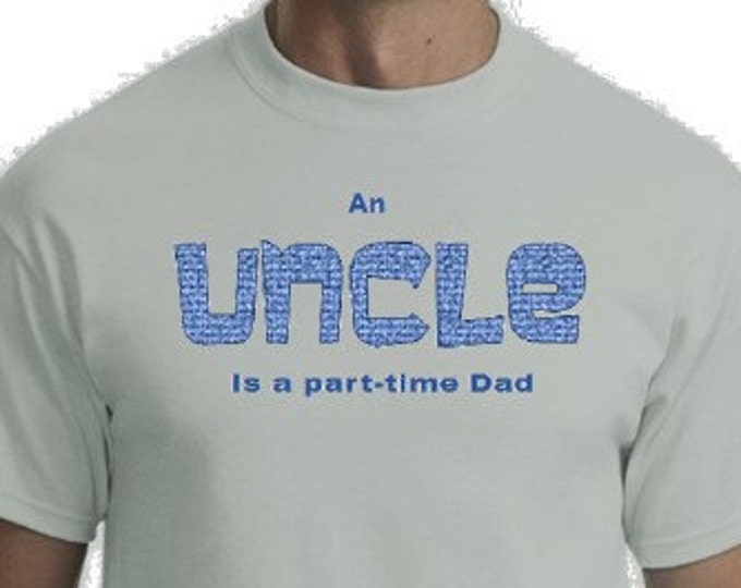 Mens funny Tshirt, printable instant download, Tshirt decal, Uncle