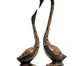 Brass Metal Swans (come in pairs)