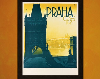 POSTER HQ 50x70cm Prague Slet Sokols 1938 - Reproduction D'Affiche Vintage