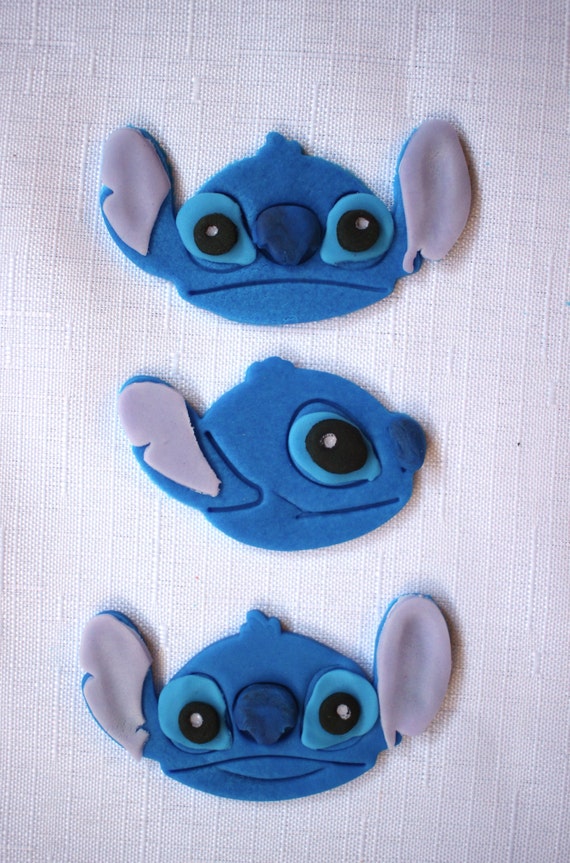 stitch cupcake toppers 12pcs edible fondant topper
