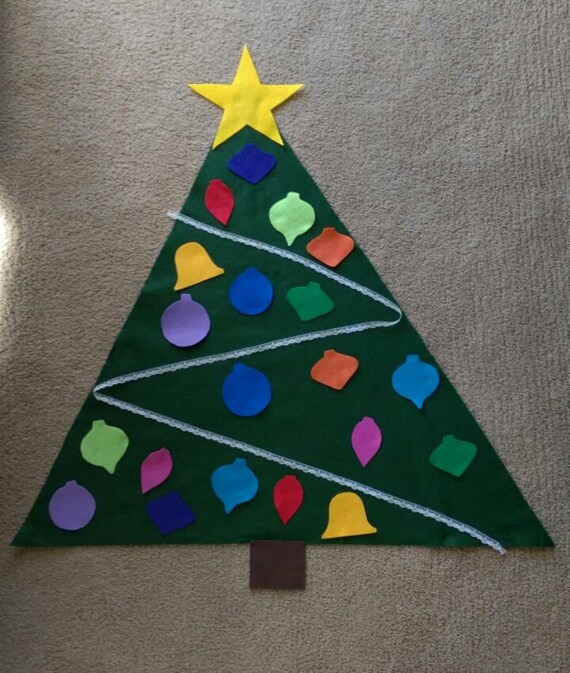 large felt christmas tree set holiday by large felt christmas tree set holiday by