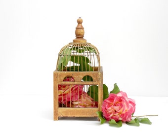 Wood And Metal Birdcage, Wedding Decor