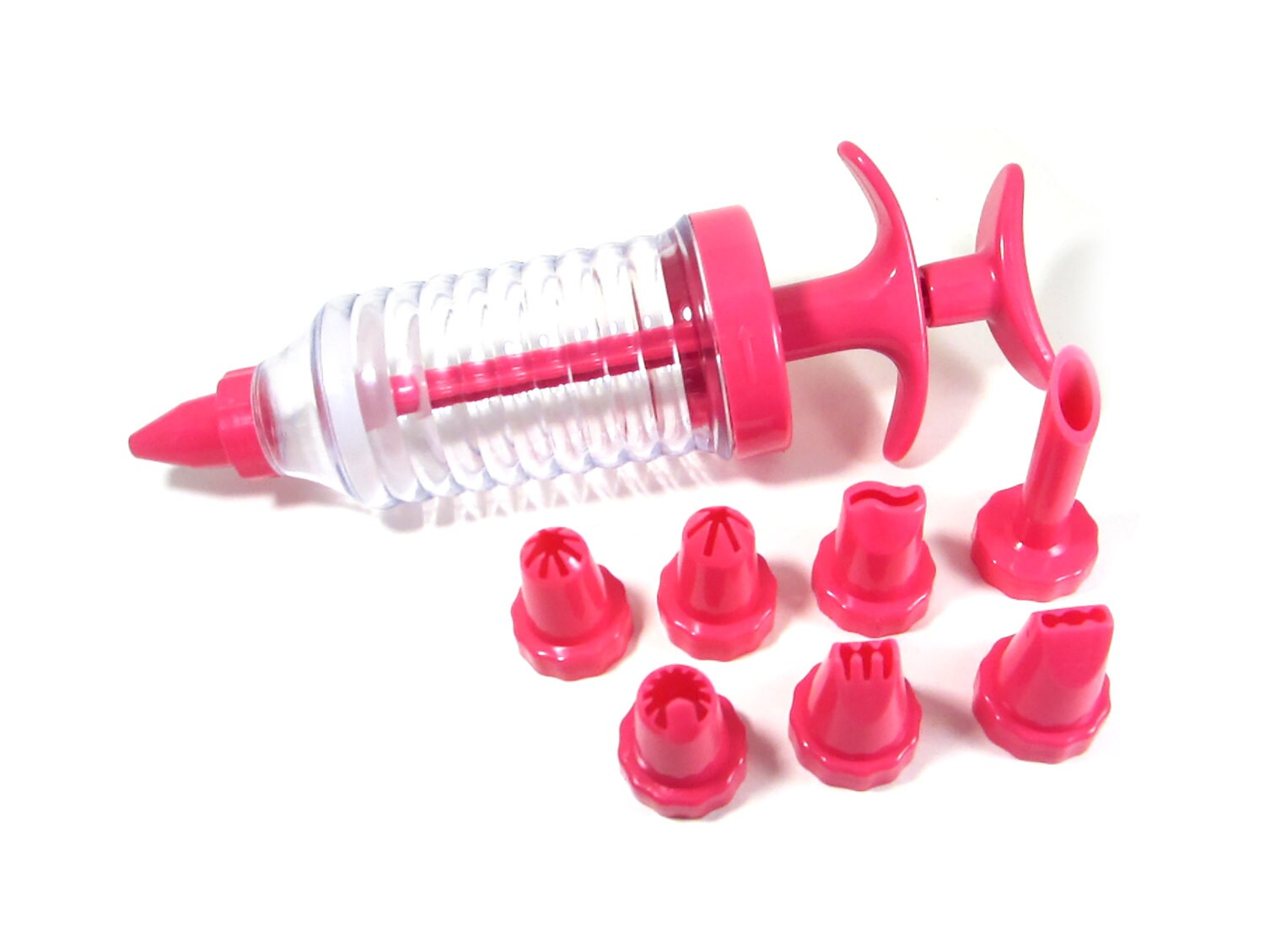 Cream Squeezer / Frosting Decorative Syringe With 8 Different