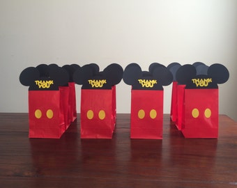 Mickey Mouse Party Favor Bags
