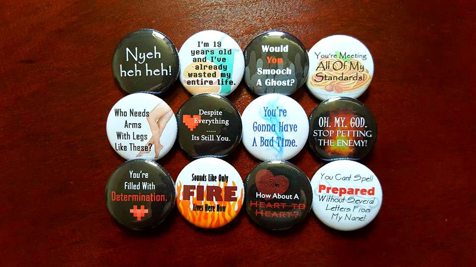 Undertale Quote Buttons