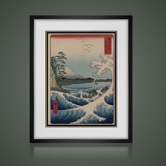 FRAMED JAPANESE PRINT Matted And Framed by PictureByPicture