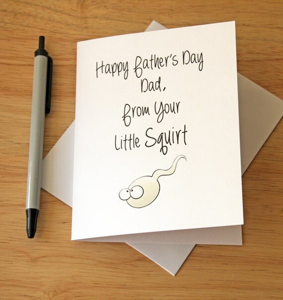 Father's Day Card Naughty Card Dirty Card Funny by RockfordPlace