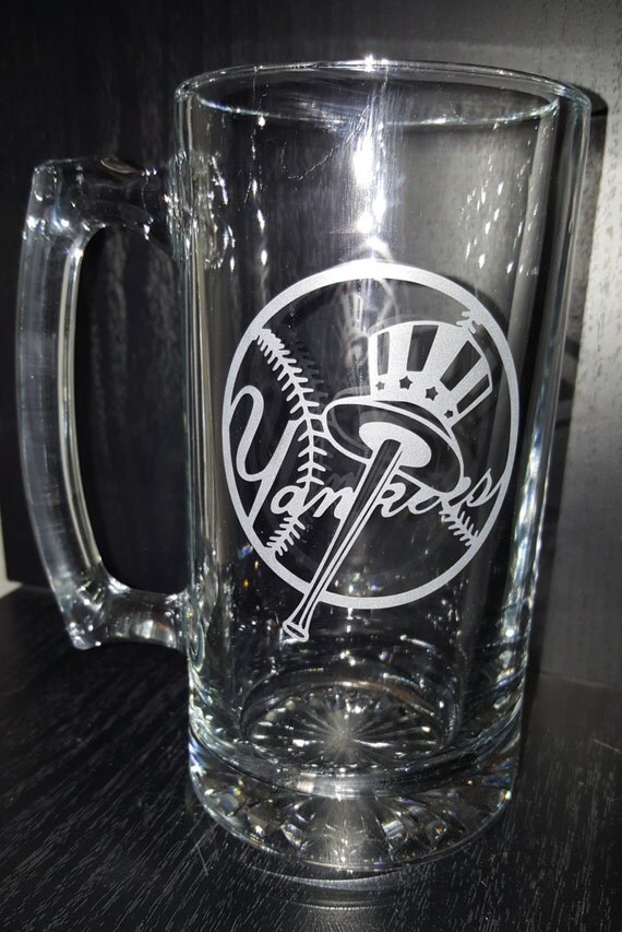 Items similar to New York Yankees Beer Mug / 23 ounce Beer or Mixed