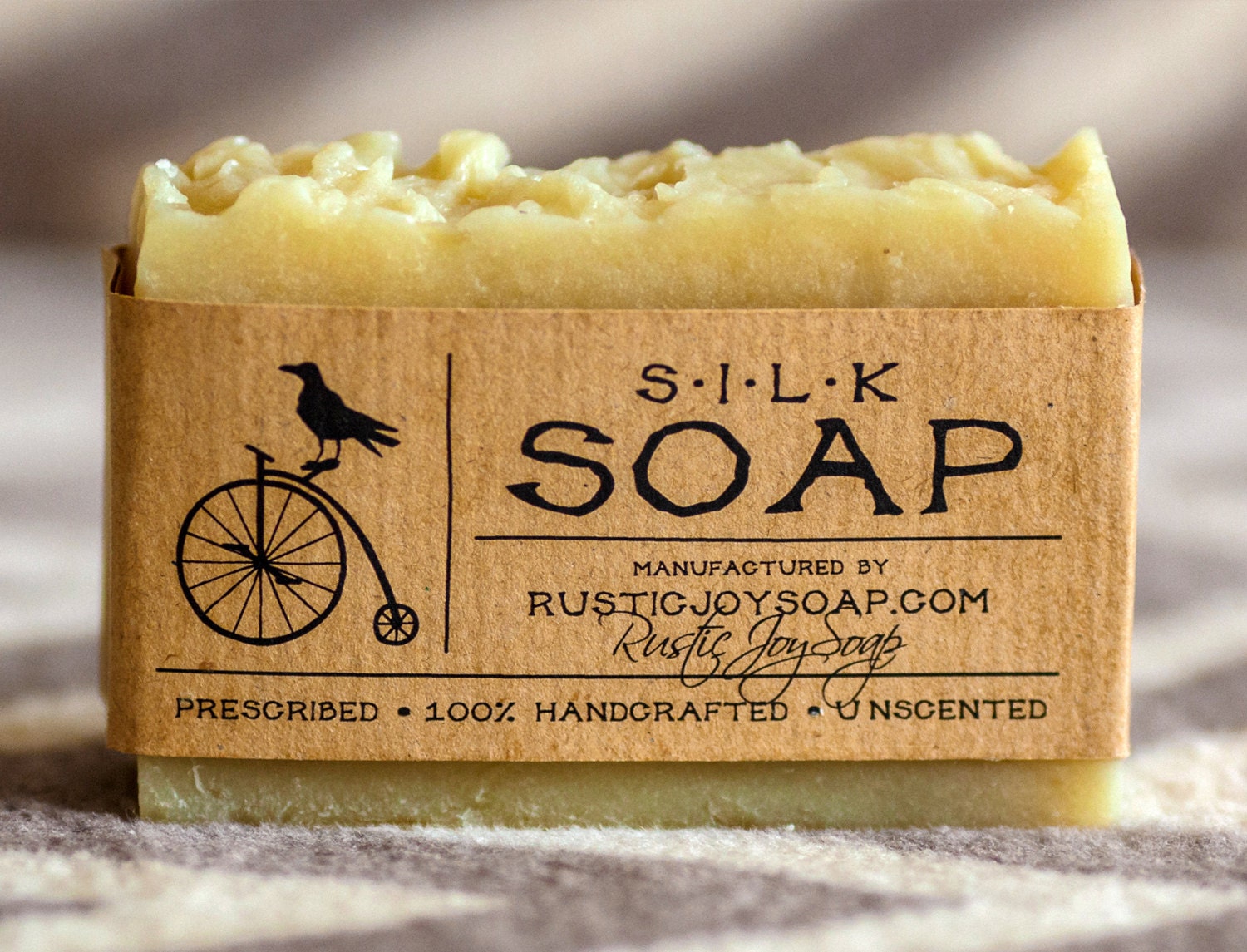 Silk Soap Rustic Soap All Natural Soap Handmade Soap Silk