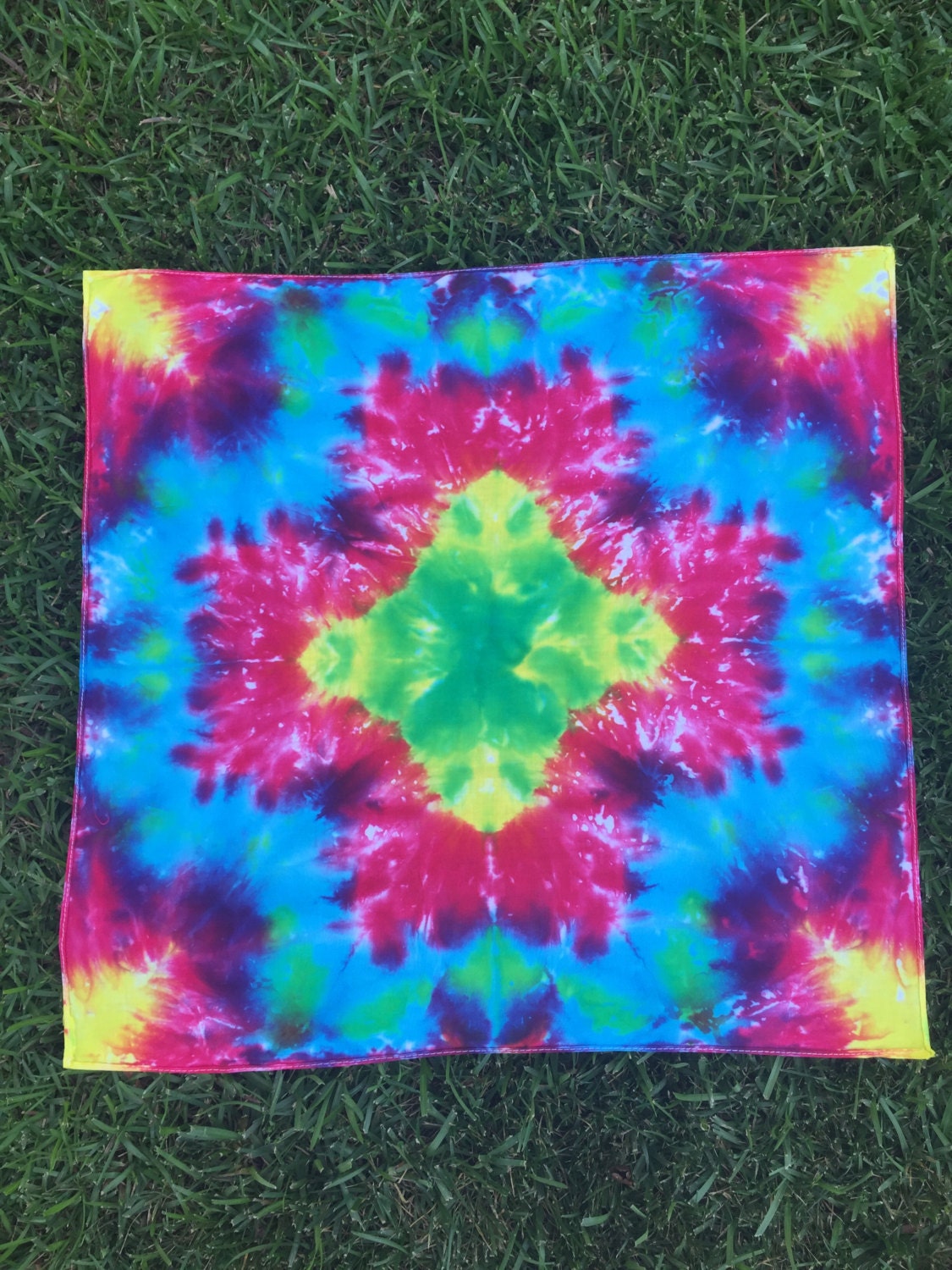 Tie Dye Bandana Tie Dye Flag Tie Dye Hippie Festival