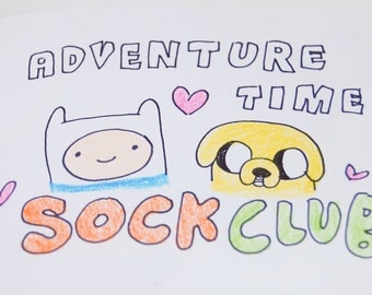 Adventure Time 3 Month Sock Club