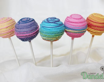 My Little Pony Themed Cake Pops