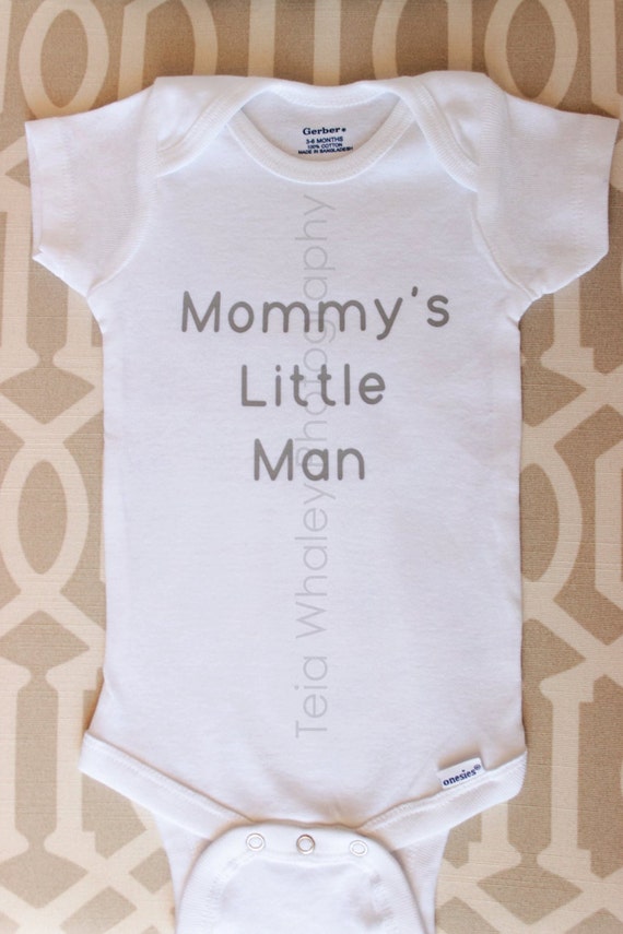 mommy's little man shirt