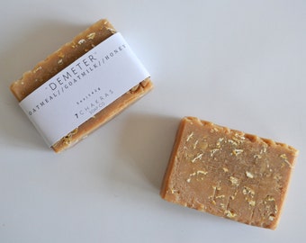 Oatmeal Milk and Honey Soap, Goat Milk Soap, Soothing