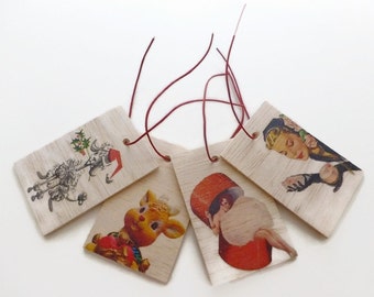 Digital Christmas Gift Tags X-Mas Hang Tags Christmas