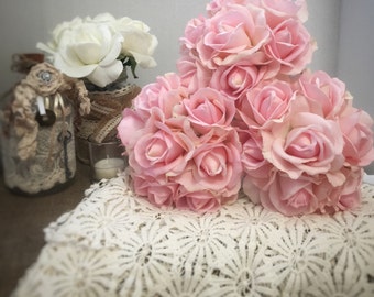 Bridesmaid Wedding Bouquet with Real Touch Roses