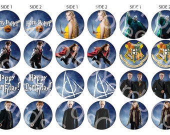Harry Potter Cupcake Topper Downloadable Print Out