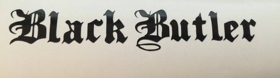 black butler vinyl