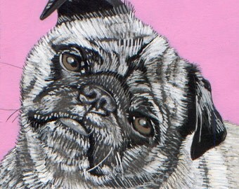 Medium Size - Custom Pet Portrait